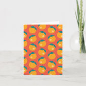 Carte Lucky Mandarin - Orange Vide (Devant)