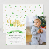 Carte Lucky One | Saint-Patrick 1er Anniversaire (Devant / Derrière)