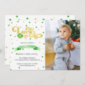 Carte Lucky One | St. Patrick's Day 1er anniversaire (Devant / Derrière)