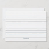 Carte Lucky Recipe (Dos)