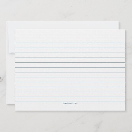 Carte Lucky Recipe (Dos)