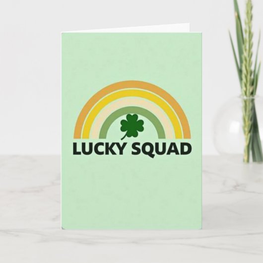 Carte Lucky Squad Rainbow Card (Devant)
