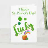 Carte Lucky St. Patrick's Day Card (Devant)