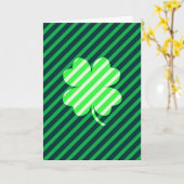 Carte Lucky Stripes (Fleur jaune)