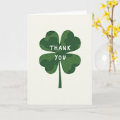 Carte Lucky Thank You Clover Card (Fleur jaune)