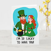 Carte Lucky To Have You Irish Card (Fleur jaune)