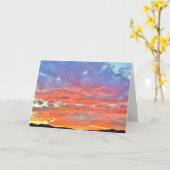 Carte Lueur du crépuscule (Fleur jaune)
