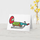 Carte Luge (Fleur jaune)