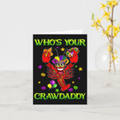 Carte Lui Déchirer Votre Crawdaddy Crawfish Jester perle (Fleur jaune)