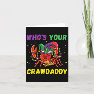 Carte Lui Déchirer Votre Crawdaddy Crawfish Jester perle