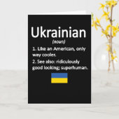 Carte L'Ukraine, racines ukrainiennes, drapeau de l'héri (Fleur jaune)