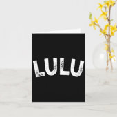 Carte Lulu (Fleur jaune)