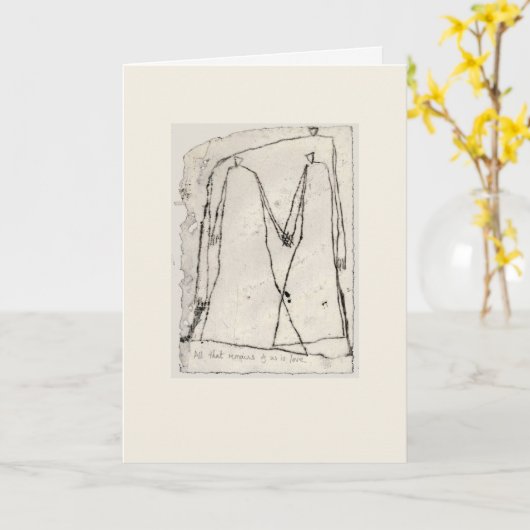 Carte Lumière (Fleur jaune)