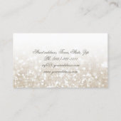 Carte lumière Damask Cosmetologist en argent chato (Dos)