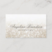 Carte lumière Damask Cosmetologist en argent chato (Devant)