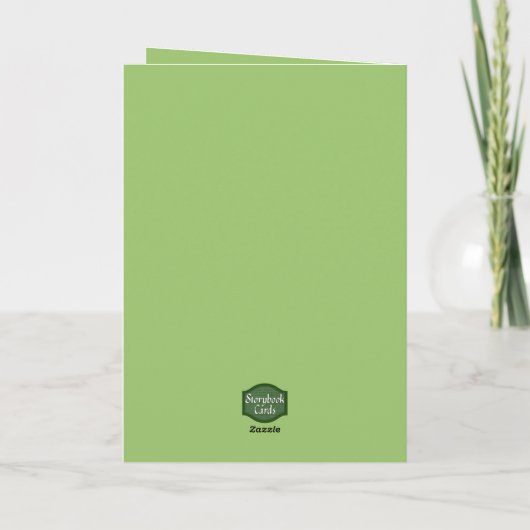 Carte Lumière dans l'obscurité hérisson ami Joyeux anniv (Dos)