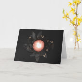 Carte Lumière de bougie (Fleur jaune)