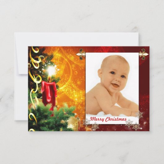 Carte Lumière de Noël (Devant)