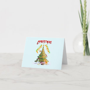 Carte Lumière de Noël