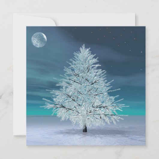 Carte Lumière de Noël (Devant)