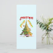 Carte Lumière de Noël (Debout devant)