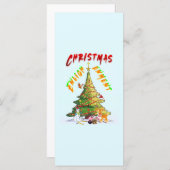 Carte Lumière de Noël (Devant / Derrière)