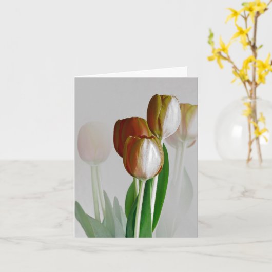 Carte Lumière d'hiver (Fleur jaune)