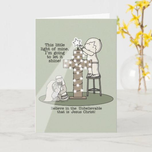 Carte Lumière du mien (Fleur jaune)