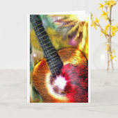 Carte Lumière du soleil de flamenco (Fleur jaune)