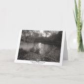 Carte Lumière du soleil sur le Taff, Bute Park, Cardiff  (Dos)