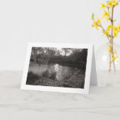 Carte Lumière du soleil sur le Taff, Bute Park, Cardiff  (Fleur jaune)