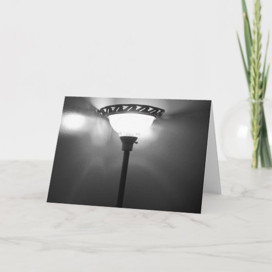 Carte Lumière en noir et blanc (Devant)