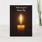 Carte Lumière sur les bougies (Devant)