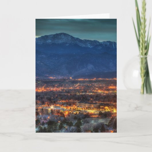 Carte Lumières de Colorado Springs (Devant)