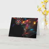 Carte Lumières de disco (Fleur jaune)