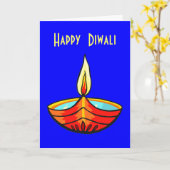 Carte Lumières de festival de Diwali (Fleur jaune)