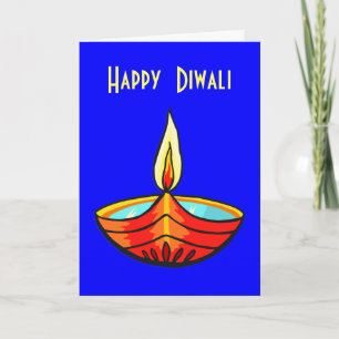 Carte Lumières de festival de Diwali