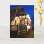 Carte Lumières de fêtes et rocking-chairs - Martha's Vin (Fleur jaune)