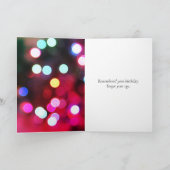 Carte Lumières de la fête du Bokeh (Intérieur)