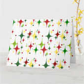 Carte Lumières de Noël (Fleur jaune)