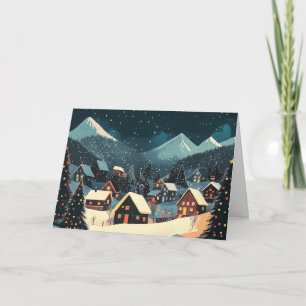 Carte Lumières de Noël dans Mountain Village