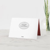 Carte lumières de Noël scintillantes sur fond rouge avec (Dos)