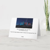 Carte Lumières de queue d'arbre de Joshua (Dos)