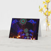 Carte Lumières de rue du Festival (Fleur jaune)