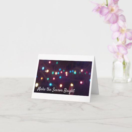 Carte Lumières de vacances Soft Focus (Orchidée)