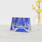 Carte Lumières du Nord (Fleur jaune)