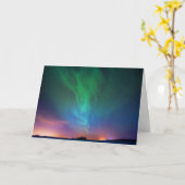 Carte Lumières du Nord canadien (Fleur jaune)