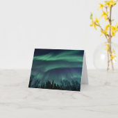 Carte Lumières du Nord de l'Alaska (Fleur jaune)