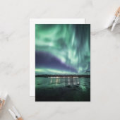 Carte Lumières du Nord en Norvège (Devant/Arrière en situation)