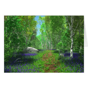 Carte lumineuse Bluebell